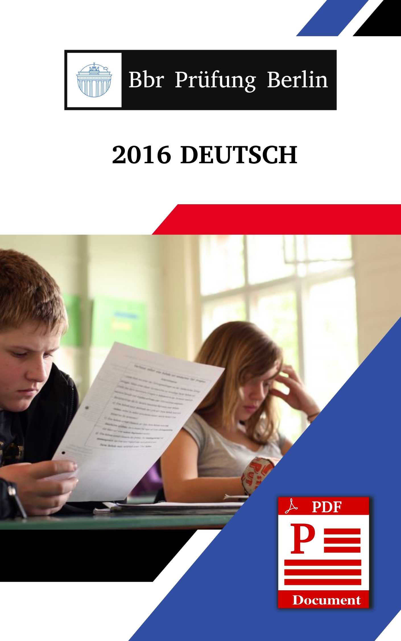 BBR Prüfung Berlin 2016 Deutsch: Übungen und Aufgaben